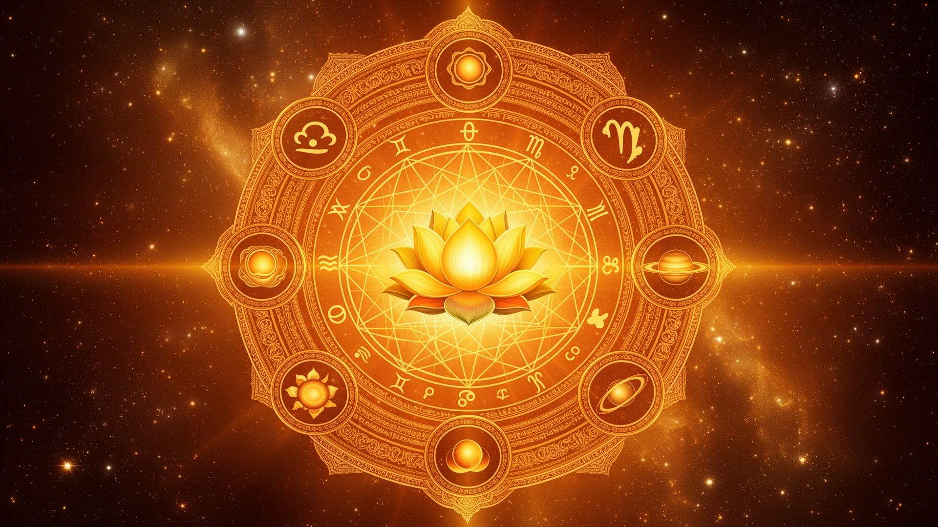 Sacred Vedic Astrology Mandala